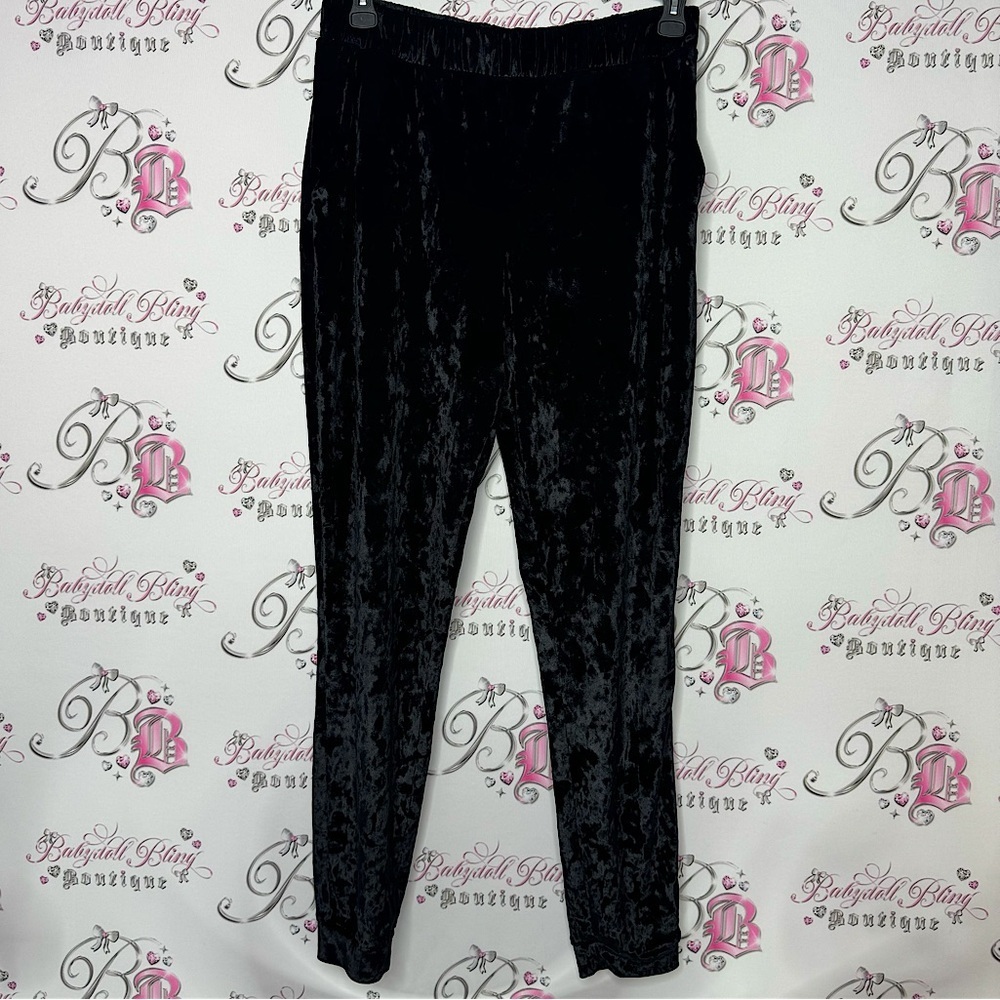 La senza jogger pants velvet velour soft fuzzy furry pants bottoms cozy comfy